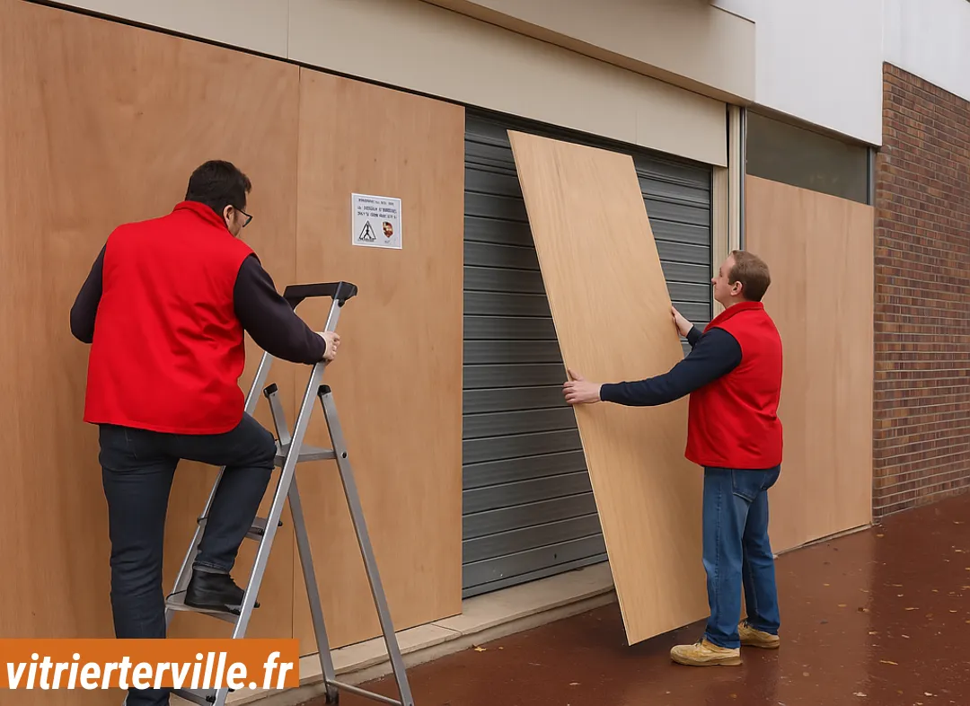 Mise en sécurité fermeture provisoire Terville